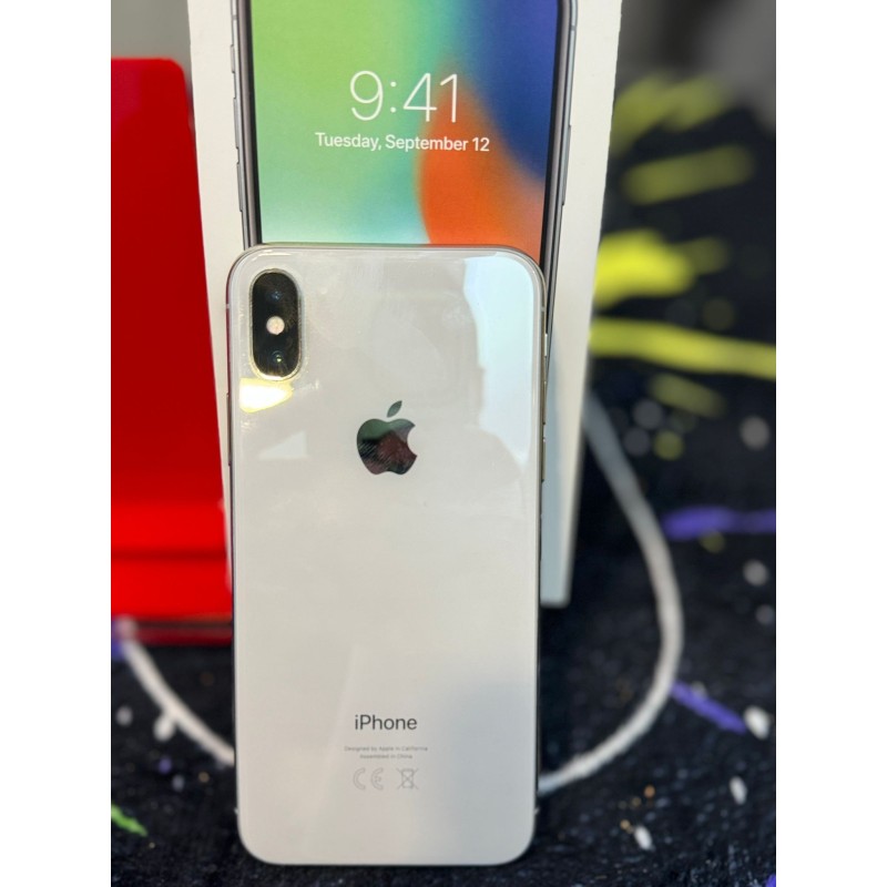 IPhone X 64 gb argento